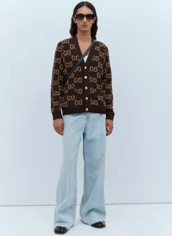Men Gucci Knitwear^Gg Wool Jacquard Cardigan
