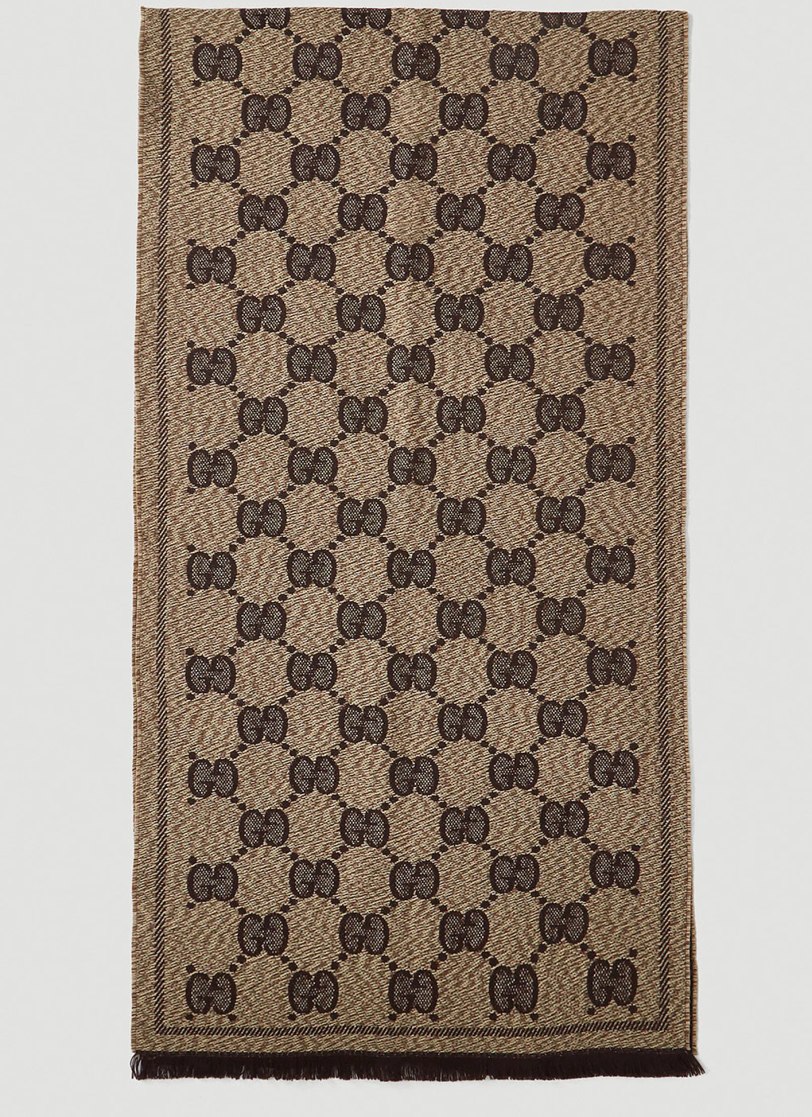 Men Gucci Scarves^Gg Wool Jacquard Scarf