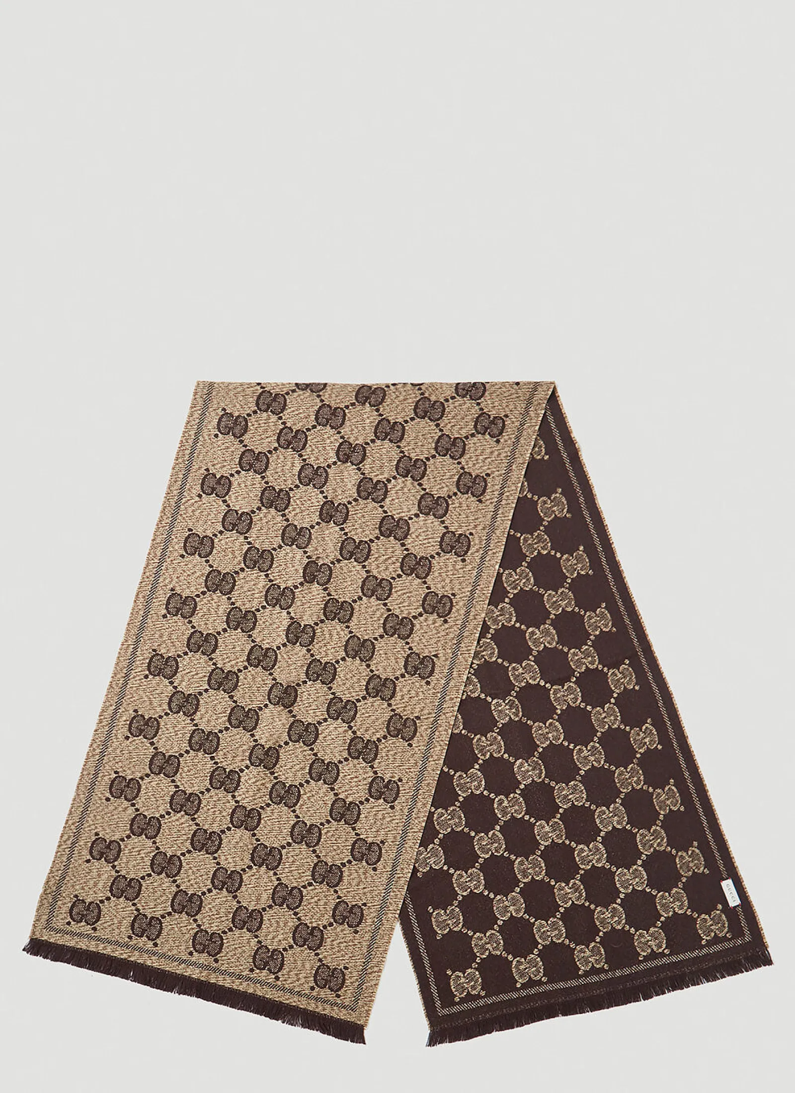 Men Gucci Scarves^Gg Wool Jacquard Scarf