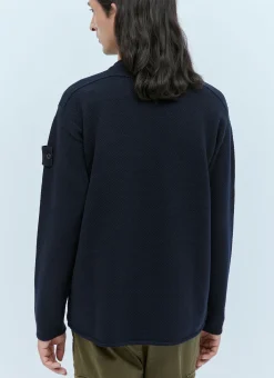 Men Stone Island Knitwear^Ghost Compass Patch Wool Sweater