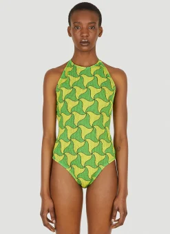 Ghost Print Crinkled Swimsuit>Bottega Veneta Best
