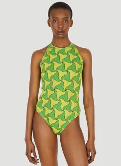 Ghost Print Crinkled Swimsuit>Bottega Veneta Best