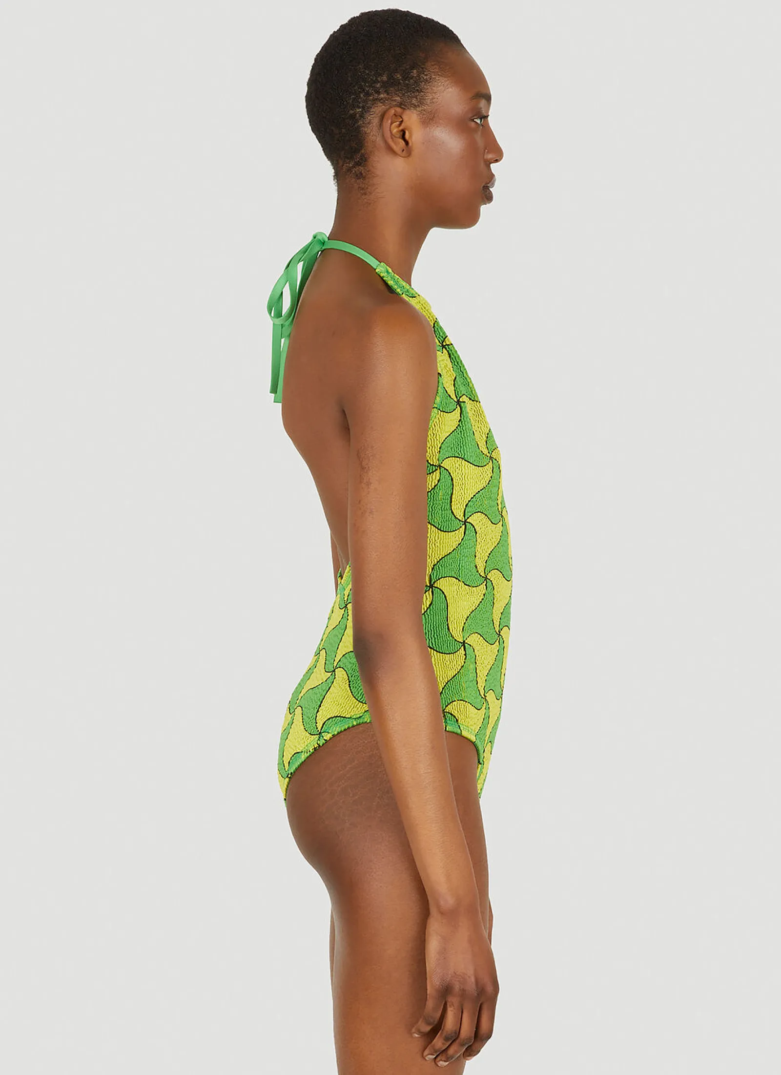 Ghost Print Crinkled Swimsuit>Bottega Veneta Best