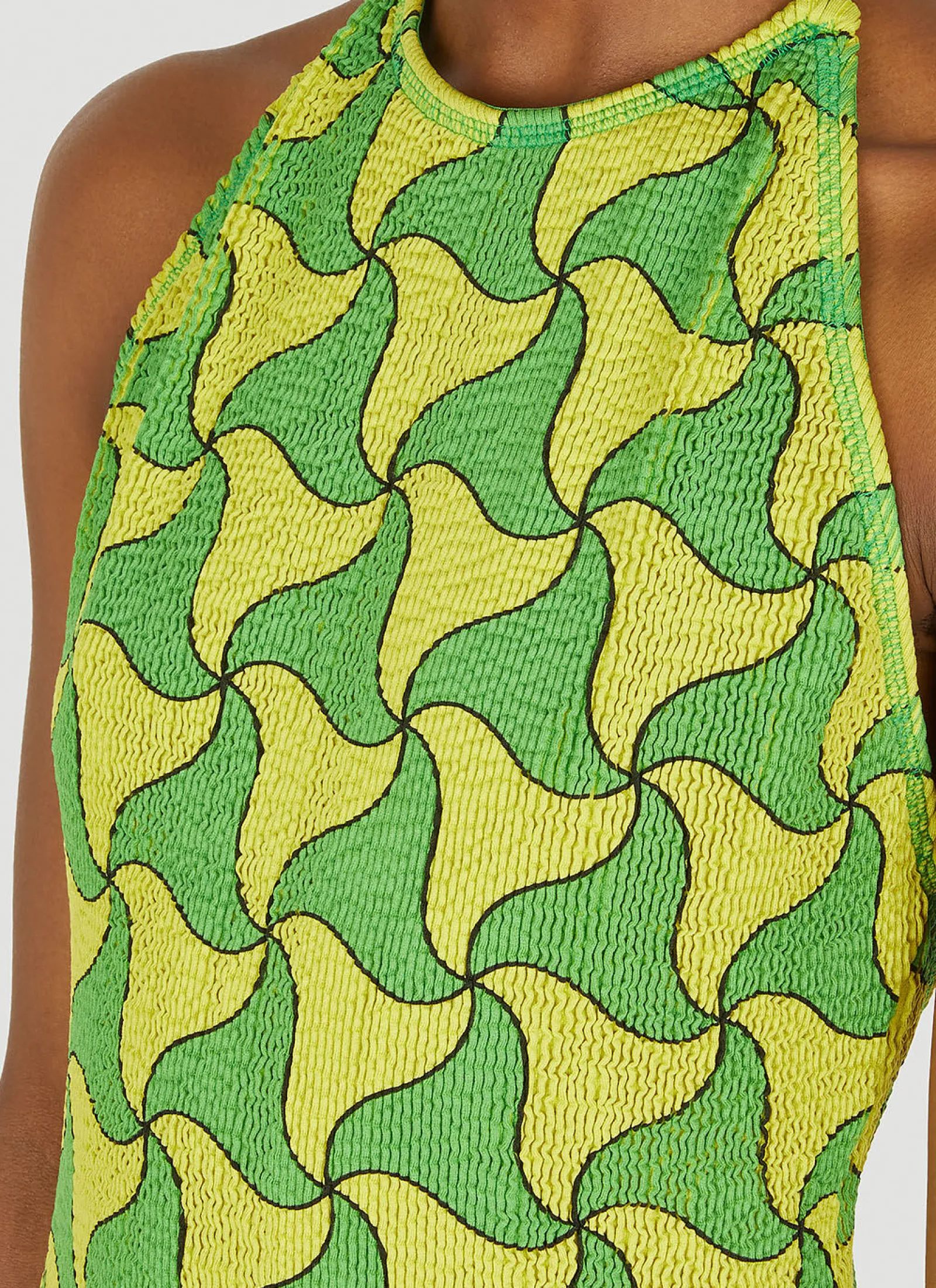 Ghost Print Crinkled Swimsuit>Bottega Veneta Best