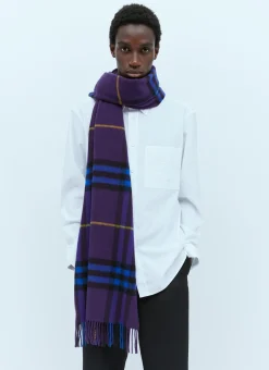 Men Burberry Scarves^Giant Check Cashmere Scarf