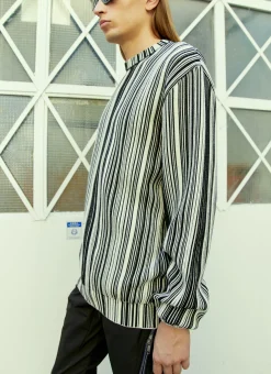 Glitched Knitted Sweater></noscript>VTMNTS Hot