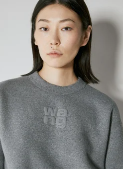 Glitter Terry Sweatshirt></noscript>Alexander Wang New