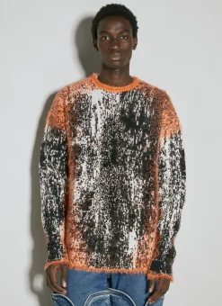 Men Y/Project Knitwear^Gradient Hairy Knit Sweater