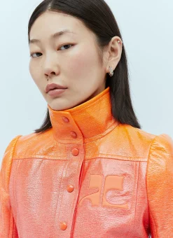 Gradient Sunset Vinyl Jacket></noscript>Courrèges Outlet