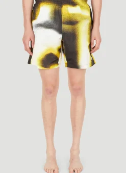 Men Alexander McQueen Swimwear^Graffiti Spray Swim Shorts