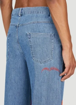 Men Marni x No Vacancy Jeans^Graphic Applique Wide Leg Jeans