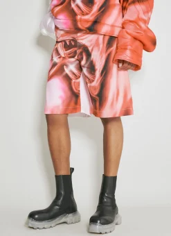 Men Gerrit Jacob Shorts^Graphic Denim Bermuda Shorts