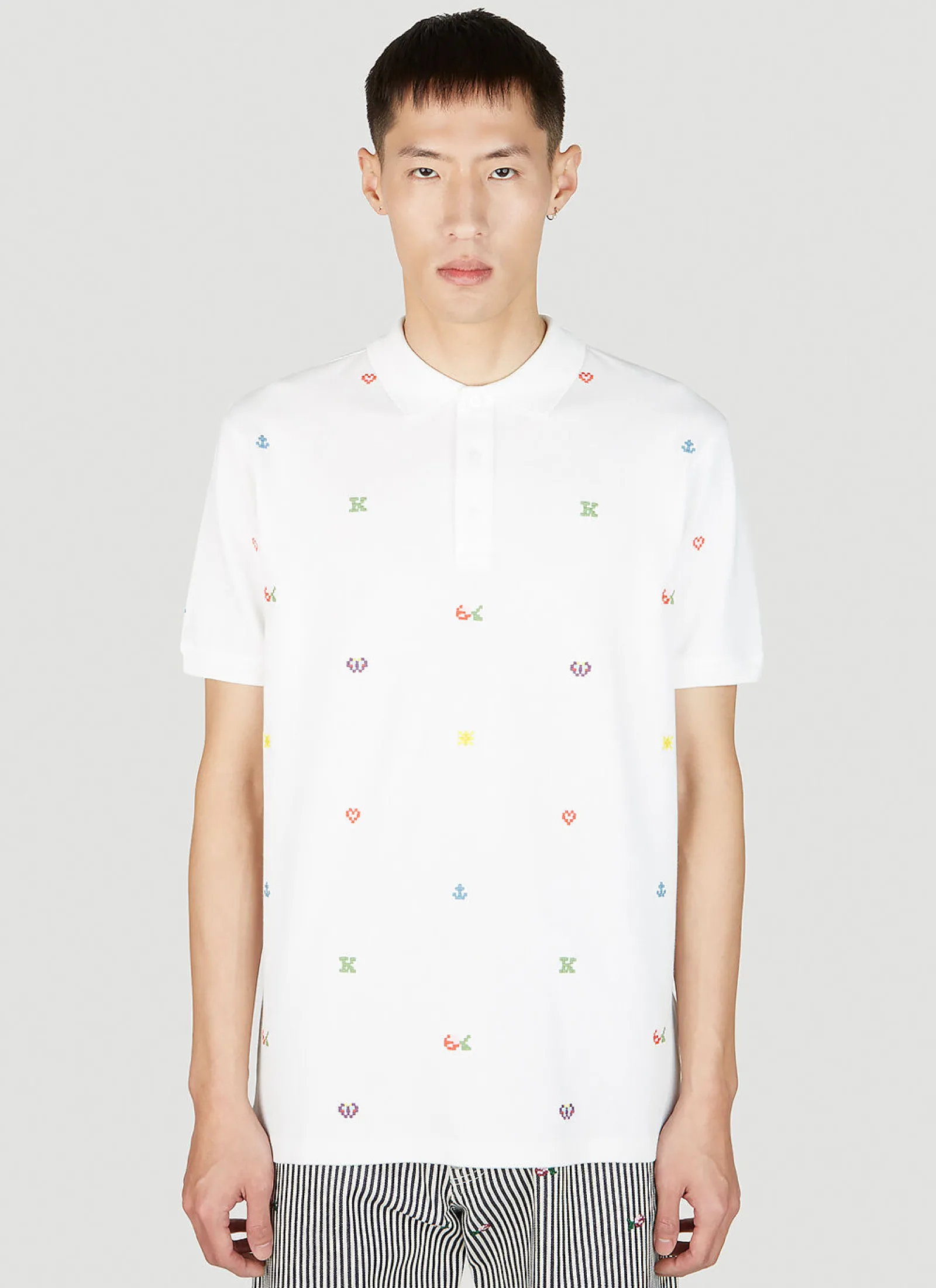 Men Kenzo Polo Shirts^Graphic Embroidery Polo Shirt