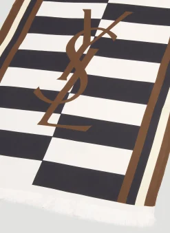 Men Saint Laurent Scarves^Graphic Print Scarf