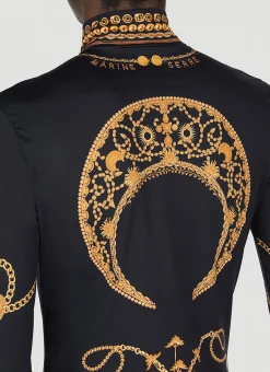 Men Marine Serre Tops^Graphic Print Second Skin Top