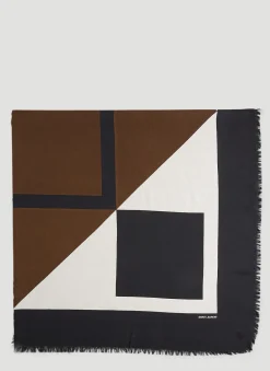 Men Saint Laurent Scarves^Graphic Print Shawl