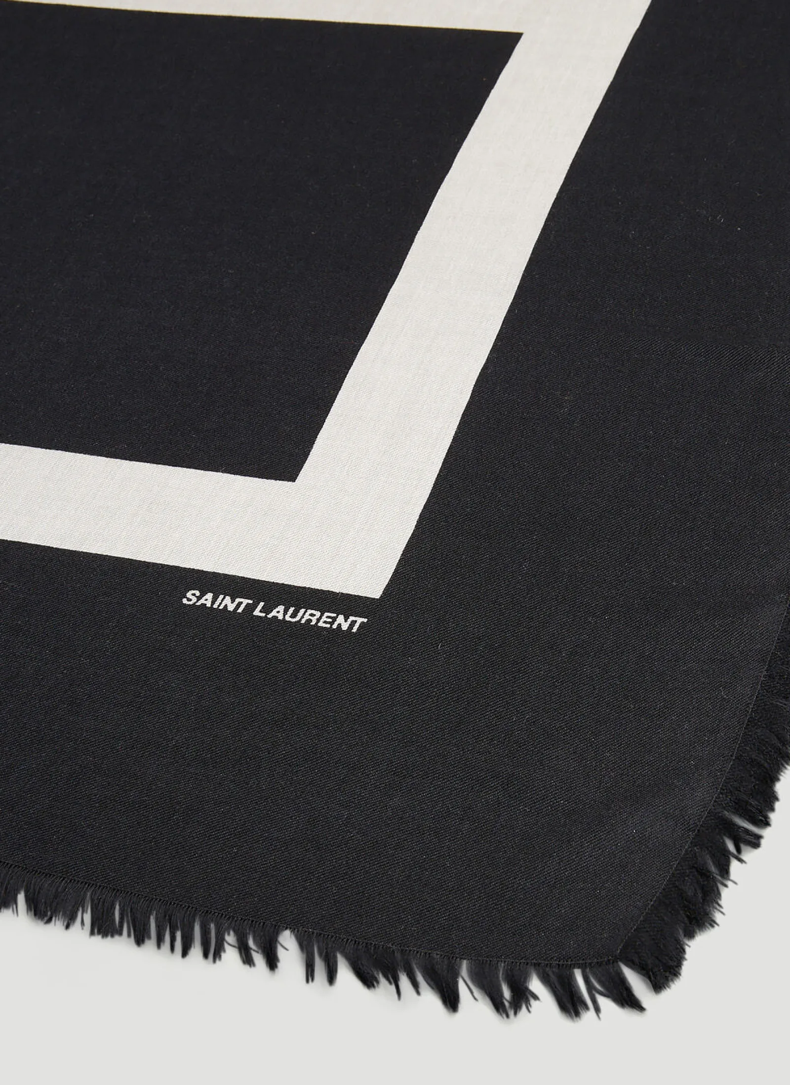 Men Saint Laurent Scarves^Graphic Print Shawl