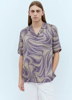 Men Dries Van Noten Shirts^Graphic Print Shirt