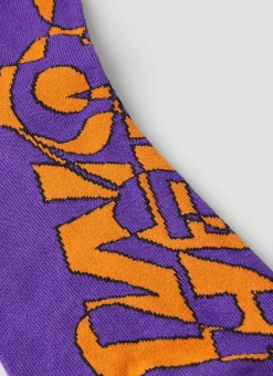 Men Boiler Room x P.A.M. Socks^Graphic Print Socks