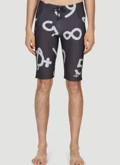 Men Vivienne Westwood Swimwear^Graphic Print Swim Bermudas