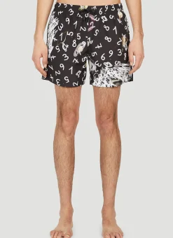 Men Vivienne Westwood Swimwear^Graphic Print Swim Shorts