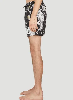 Men Vivienne Westwood Swimwear^Graphic Print Swim Shorts