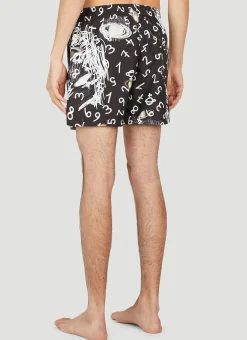 Men Vivienne Westwood Swimwear^Graphic Print Swim Shorts