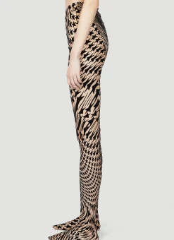 Graphic Print Tights></noscript>Mugler Sale