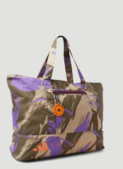 Graphic Print Tote Bag>adidas by Stella McCartney