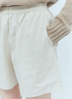 Gunther Stripe Shorts></noscript>The Row Outlet