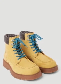 Men Bottega Veneta Boots^Haddock Lace-Up Ankle Boots