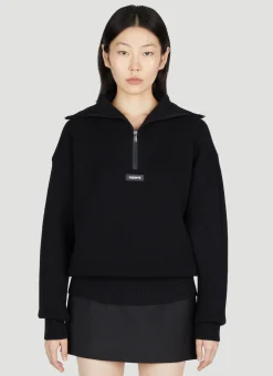 Half-Zip Boxy Sweater>Coperni Sale
