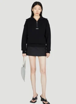 Half-Zip Boxy Sweater>Coperni Sale
