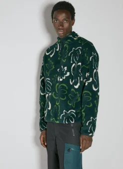 Men District Vision Tops^Half-Zip Pile Fleece Sweater