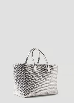 Handmade Large Cabat Mirror Tote Bag>Bottega Veneta Online