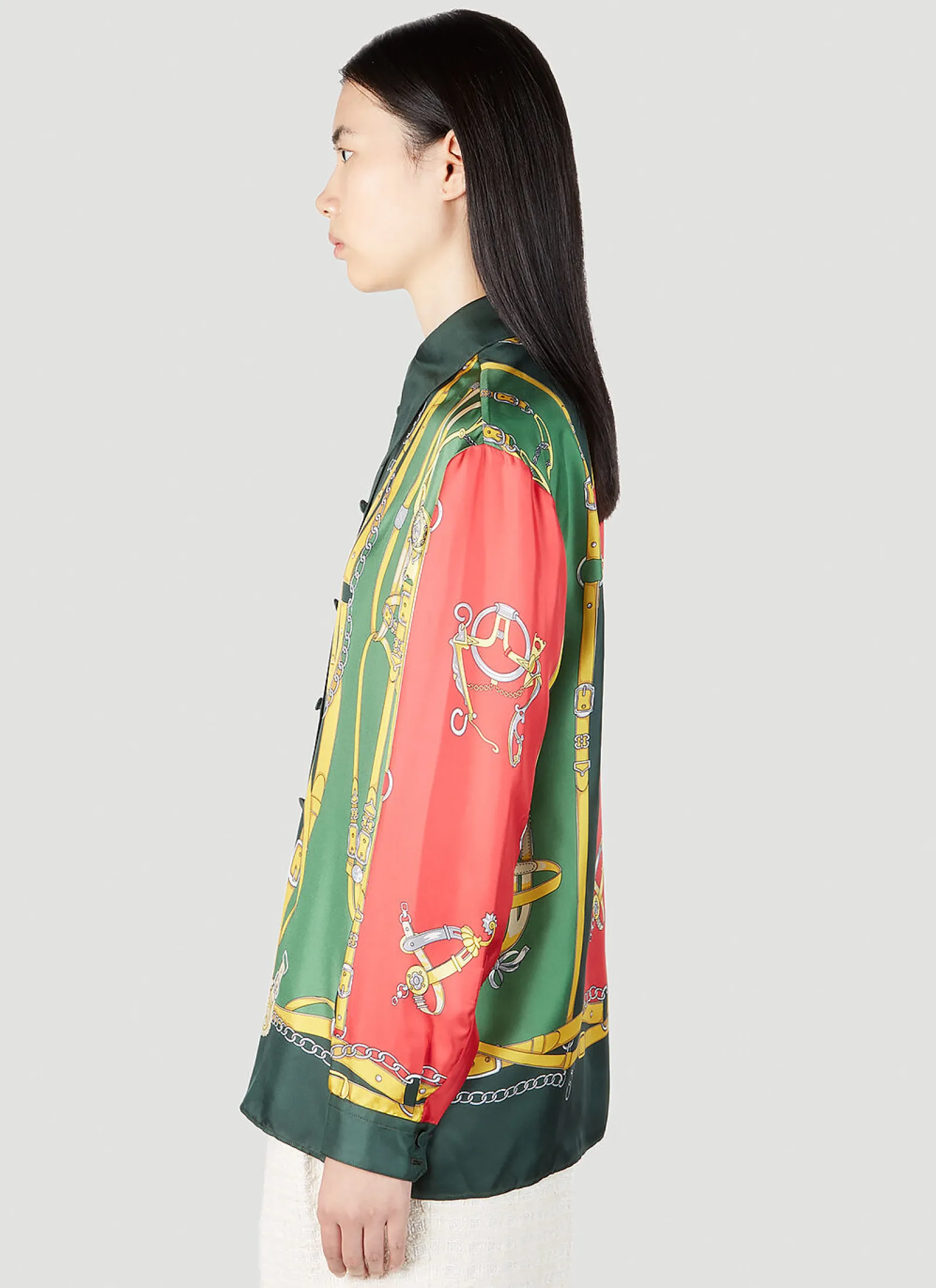 Harness And Double G Shirt>Gucci Sale