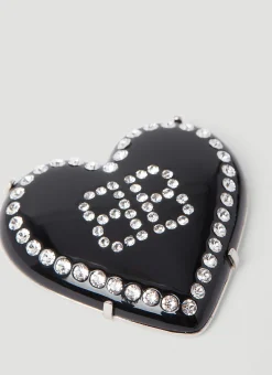 Men Balenciaga Jewellery^Heart Logo Earrings