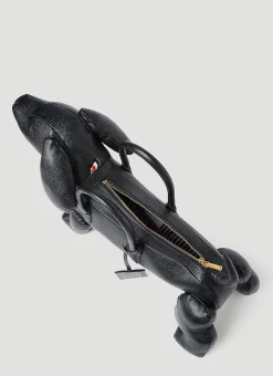 Men Thom Browne Crossbody Bags^Hector Leather Handbag