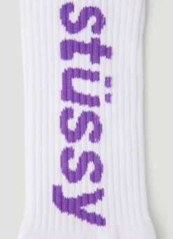 Men Stüssy Socks^Helvetica Long Socks