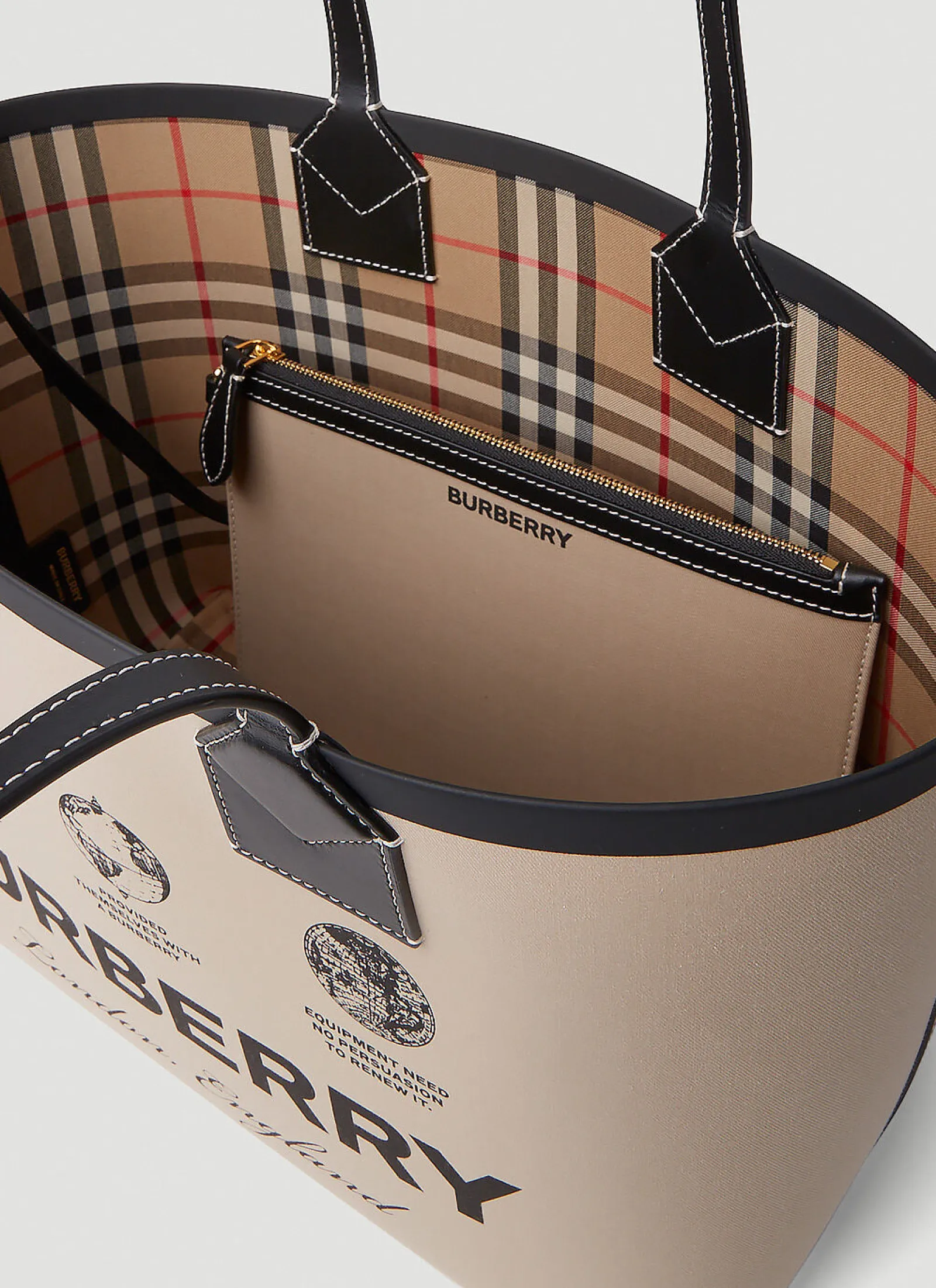 Heritage Tote Bag>Burberry Clearance