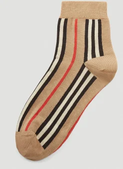 Men Burberry Socks^Heritage-Stripe Intarsia Socks