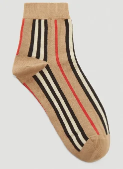 Men Burberry Socks^Heritage-Stripe Intarsia Socks