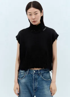 High Neck Cropped Sweater>Marni Clearance
