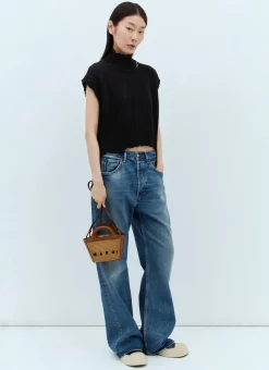 High Neck Cropped Sweater></noscript>Marni Clearance