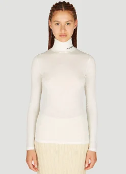 High Neck Long Sleeve Knit Top>Jil Sander+ Online
