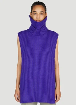 High Neck Sleeveless Sweater>Jil Sander Sale