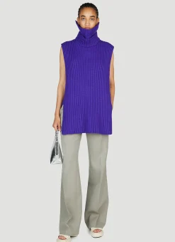 High Neck Sleeveless Sweater>Jil Sander Sale