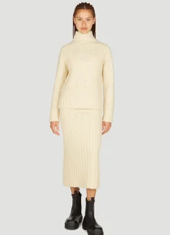 High Neck Textured Knit Sweater>Jil Sander+ Discount