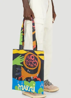 Men Marni x No Vacancy Tote Bags^High Summer Tote Bag