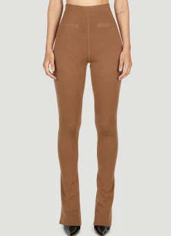 High Waist Knit Leggings>Saint Laurent Sale